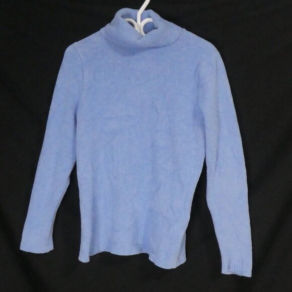 PENMANS | medium | Light Blue Chenille Turtleneck Sweater - Picture 1 of 14